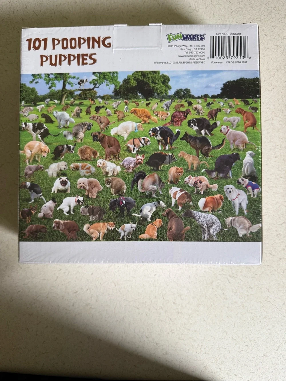 101 Pooping Puppies Puzzle 1000 piece